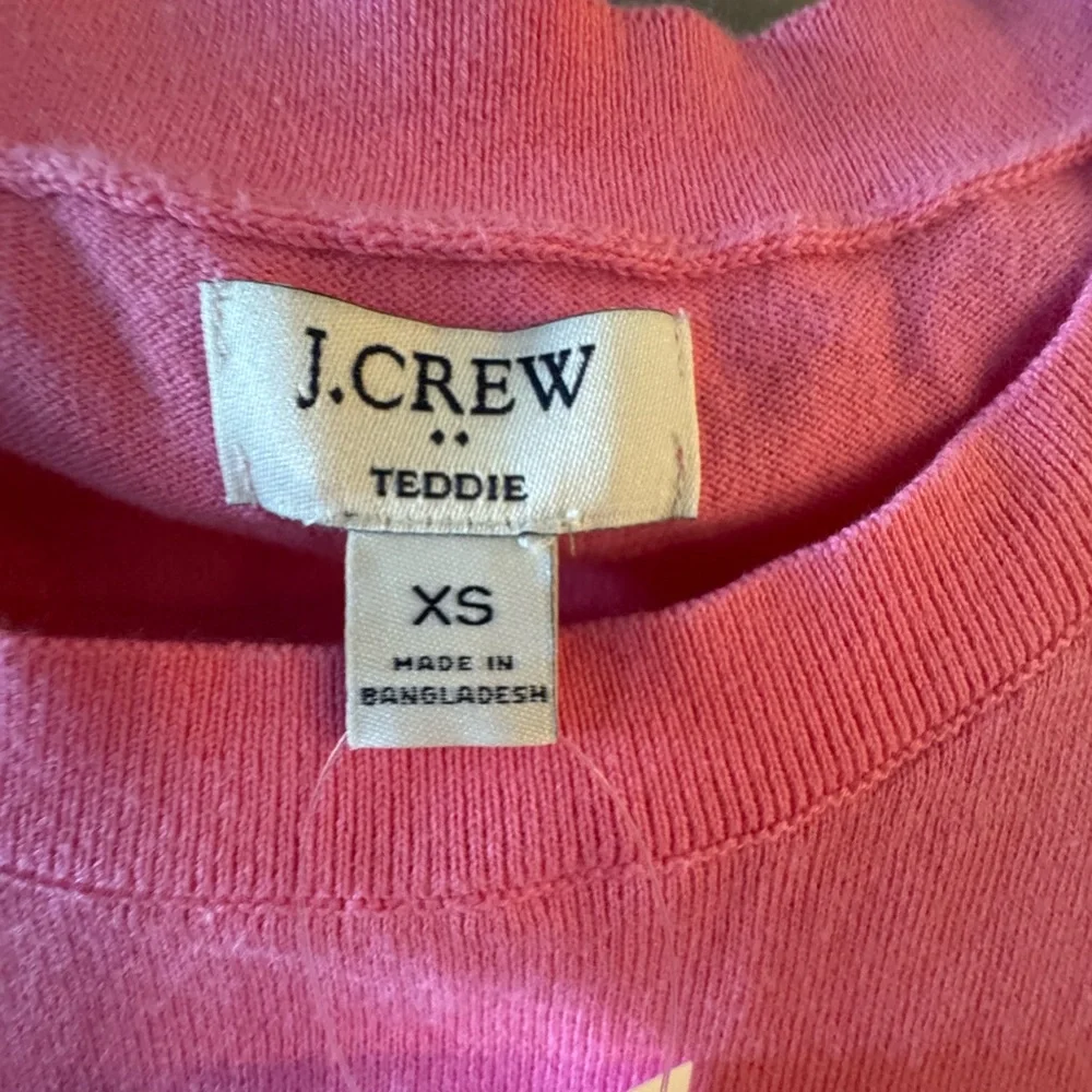 J. Crew Pink Teddie Sweater